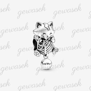 Pandora Kitten & Yarn Ball Charm